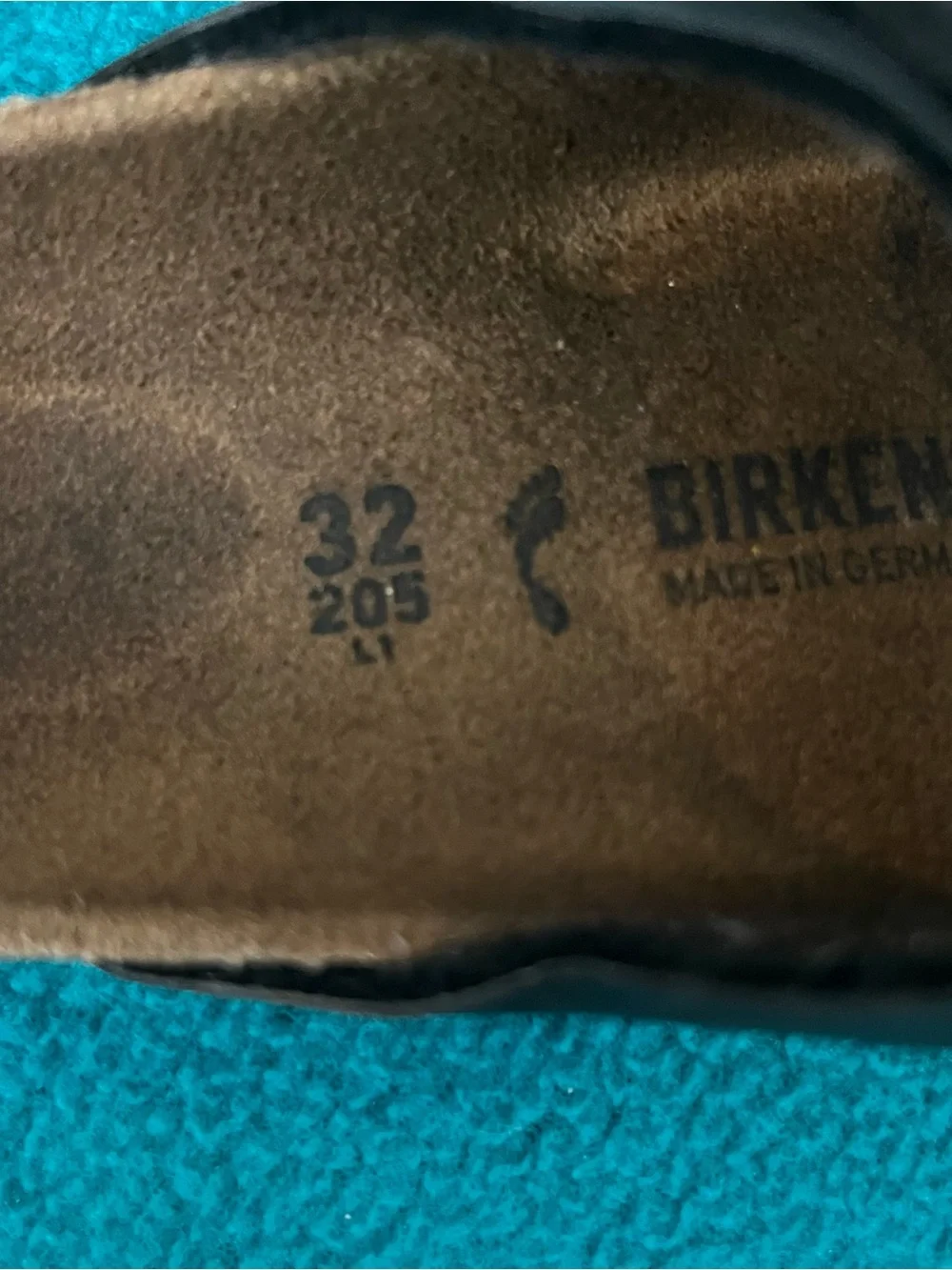 Birkenstock Kid’s Arizona Classic Black Double-Buckle Sandals. Sz 1/1.5